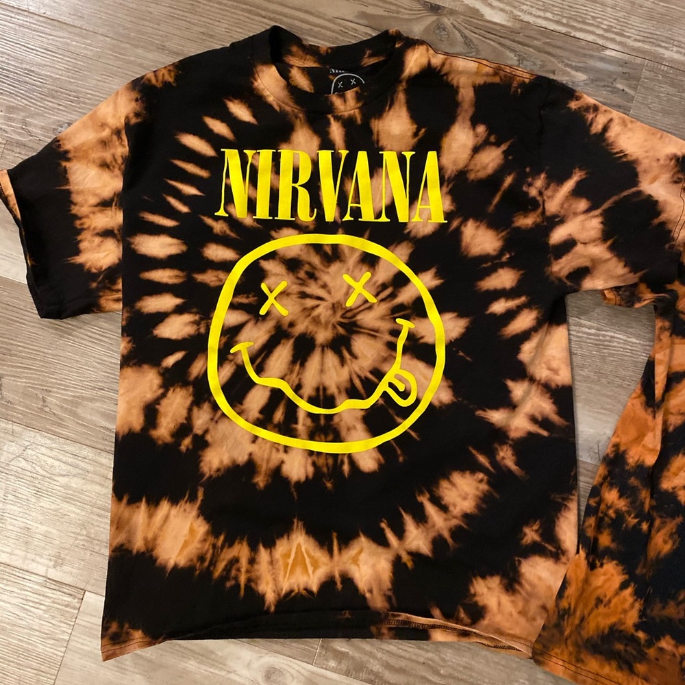 Nirvana Bleach Dye shirt